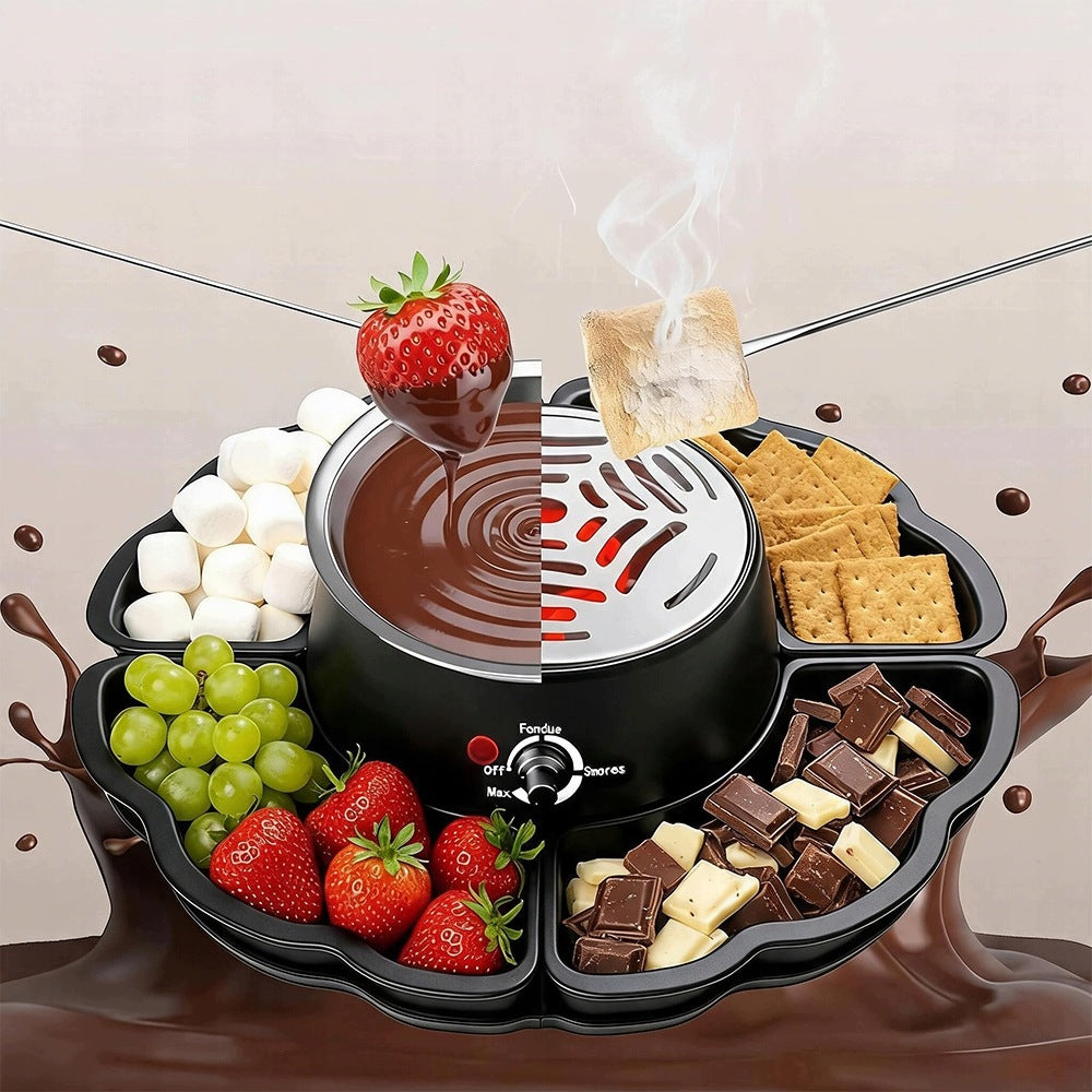 Fondue Chocolate Melting Heater Set With Temperature Control Brand Bedee