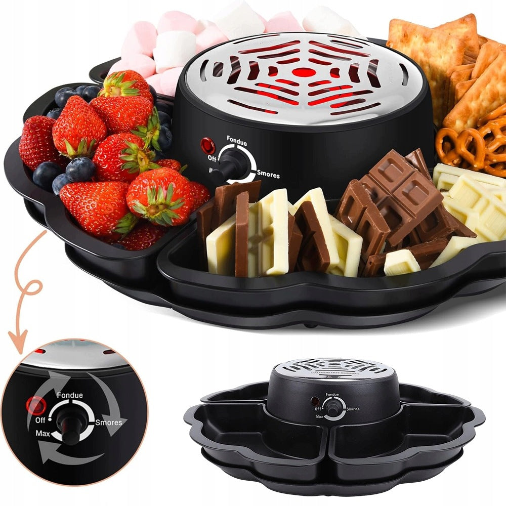 Fondue Chocolate Melting Heater Set With Thermostat For Gift Packaging status original