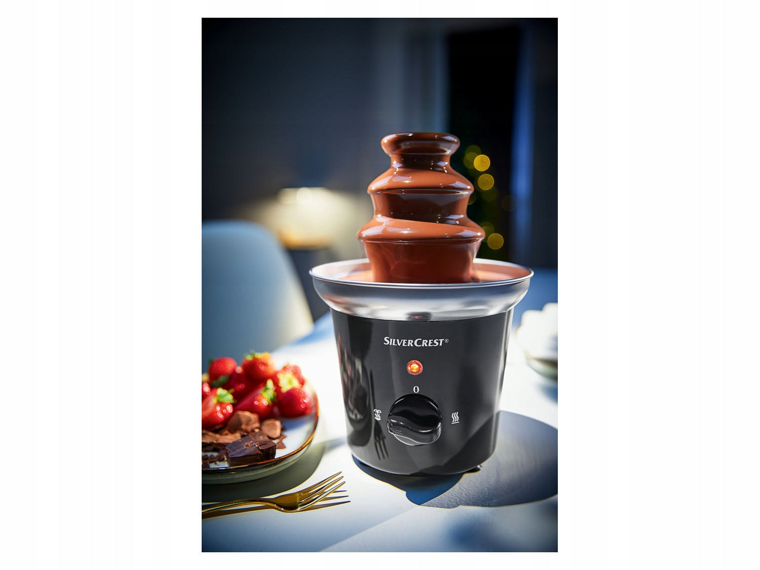Fondue Kits Electric Fountain for Chocolate Fondue Silvercrest Manufacturer code fontanna czekoladowa niemiecka dobra wesele