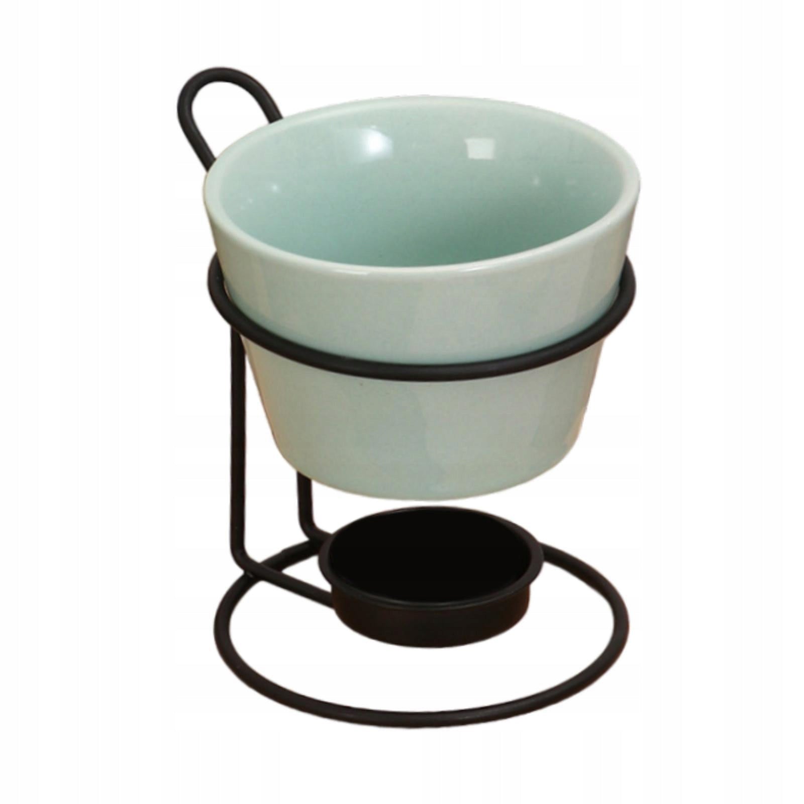 Fondue Pot Set Cheese Fondue Pot with Iron Rack Melt Hot Pot Bowl blue Packaging status no packaging