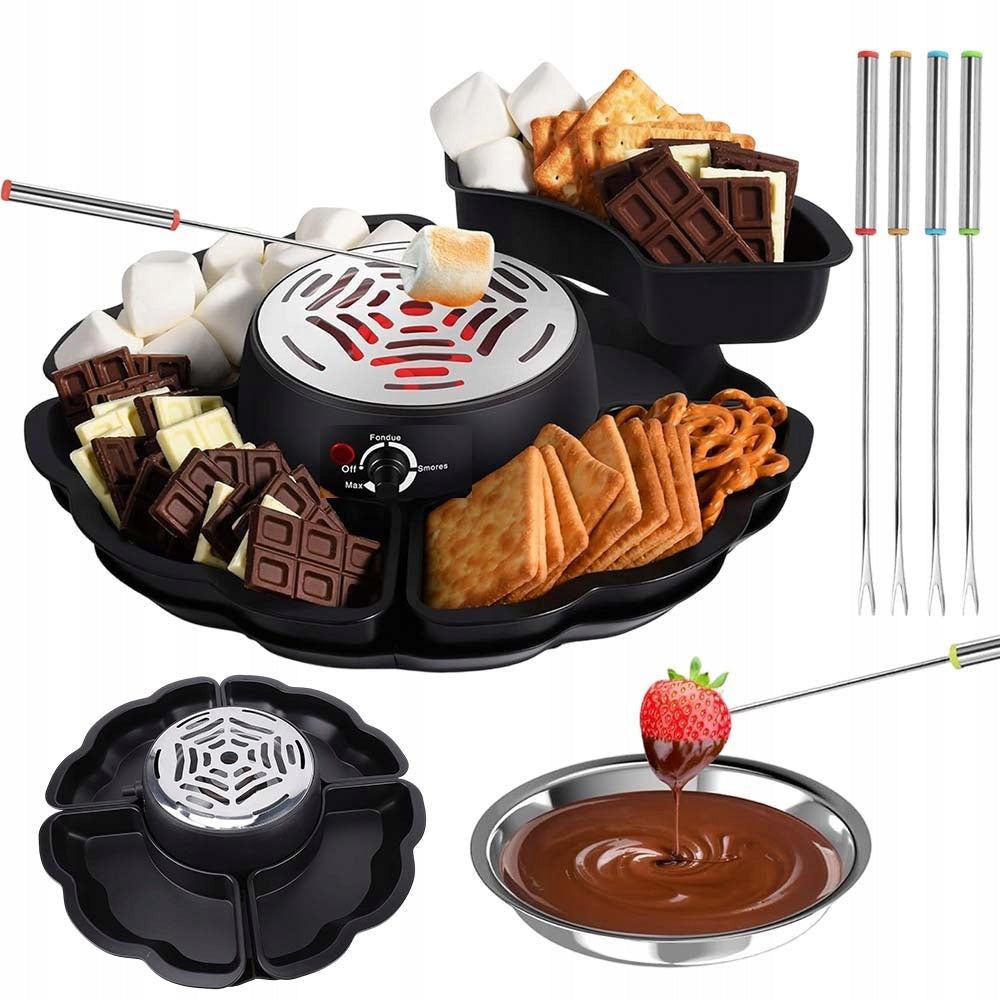 Fondue Pot Sets Electric Fondue Pot Set Ideal As