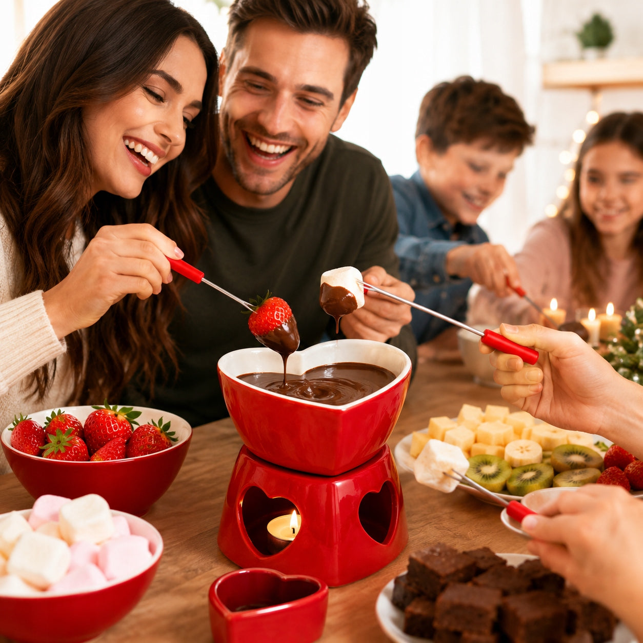 Fondue Romantic Chocolate Fountain Set EAN (GTIN) 5901053724187
