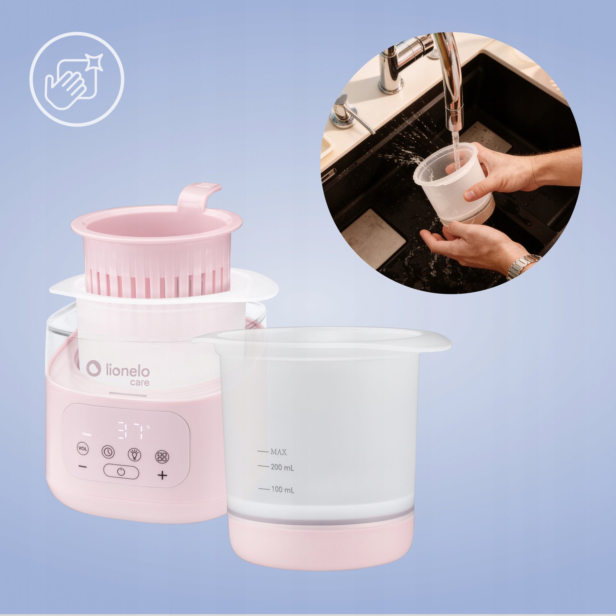 Food Bottle Warmer Food Sterilization Lionelo Thermup 4 Medical device no