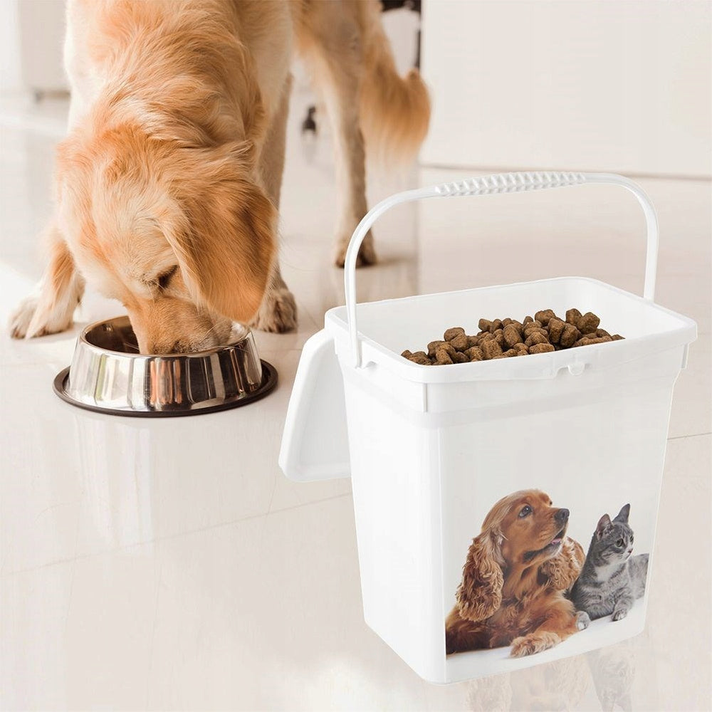 Food Container Animal Cat Dog Treats Lockable with Lid 6L Packaging status original