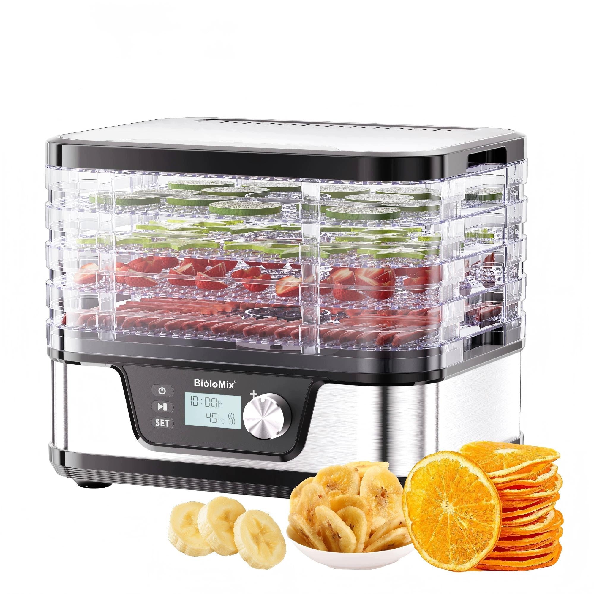 Food Dryer BioloMix BFD1300 5-Layer Home Food Dryer