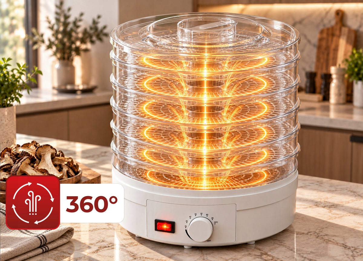 Food Dryer FRESH DRYER 500W 5 sieve temperature control Packaging status original