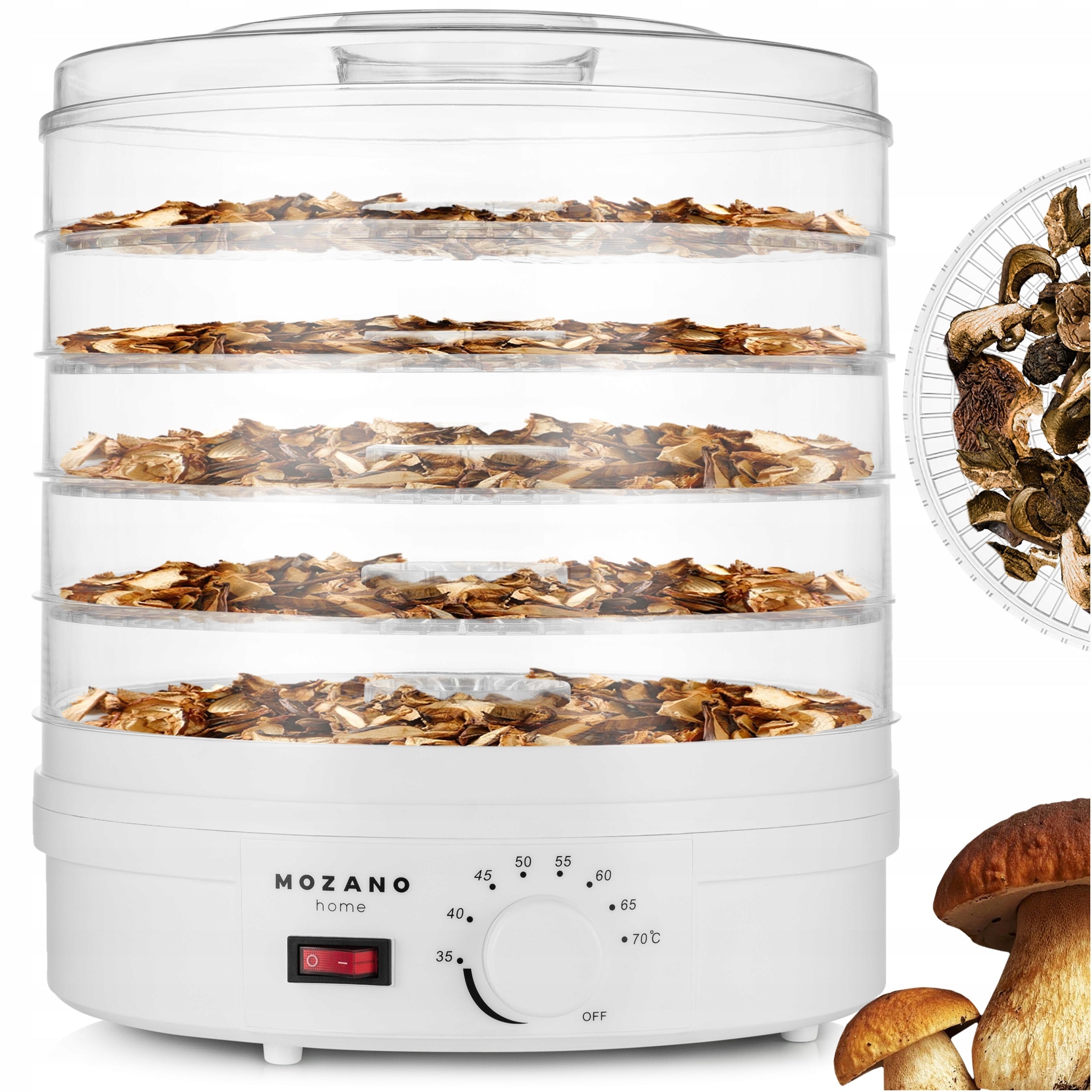 Food Dryer Mozano Food Dehydrator 500 W EAN (GTIN) 5907651418343