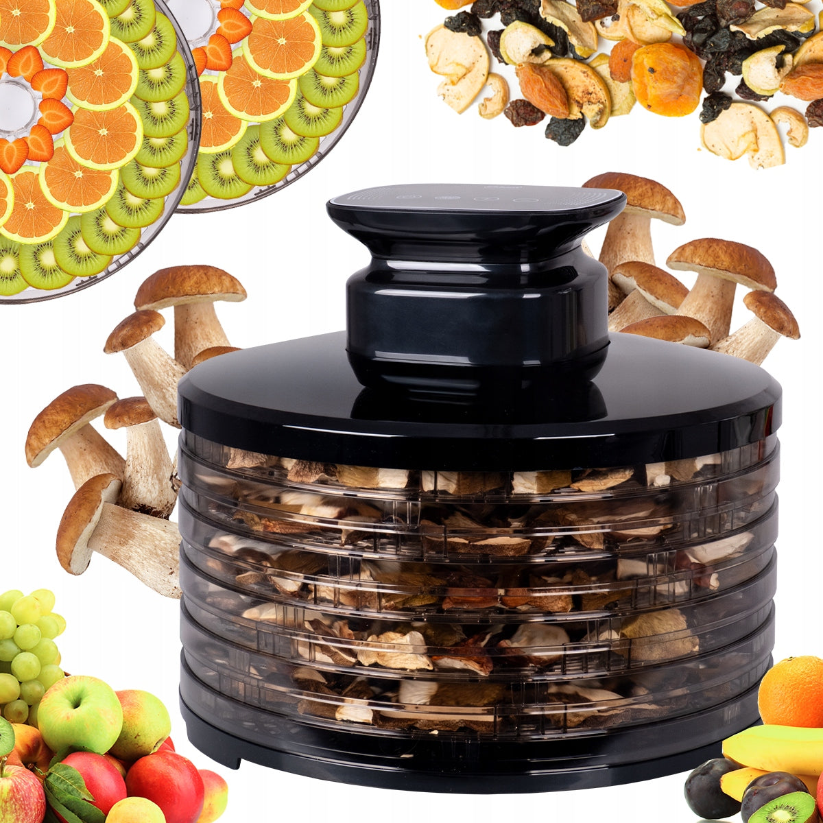 Food Grade Fruit Mushroom Dryer Eldom SG510 400W TIMER