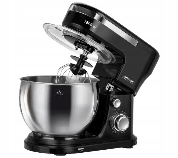 Food Processor MPM MRK-21 1600W 5L Black for Mixing Whipping