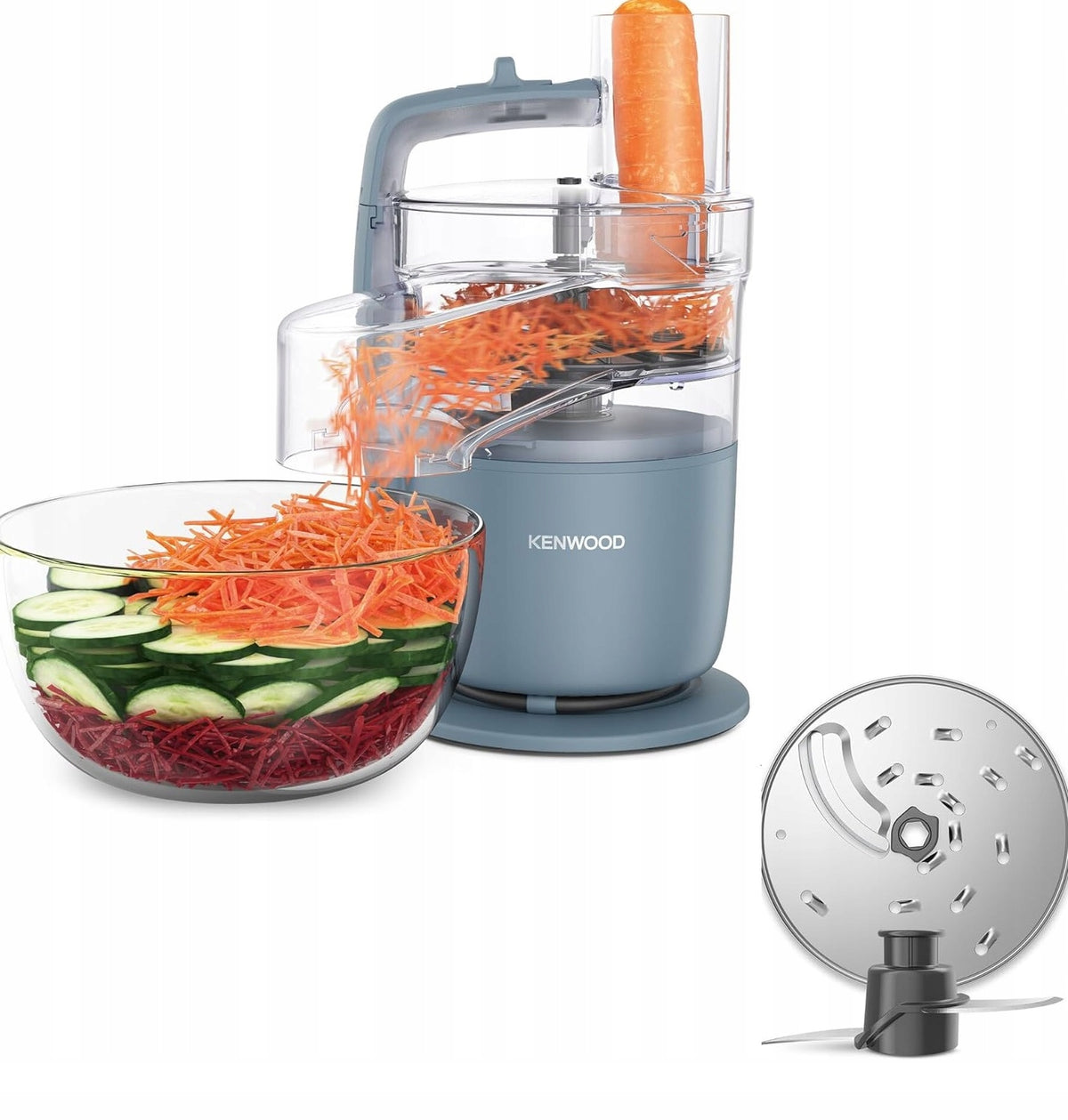 Food Processor Malakser Vegetable Cutter Puree Kenwood FDP22.130GY