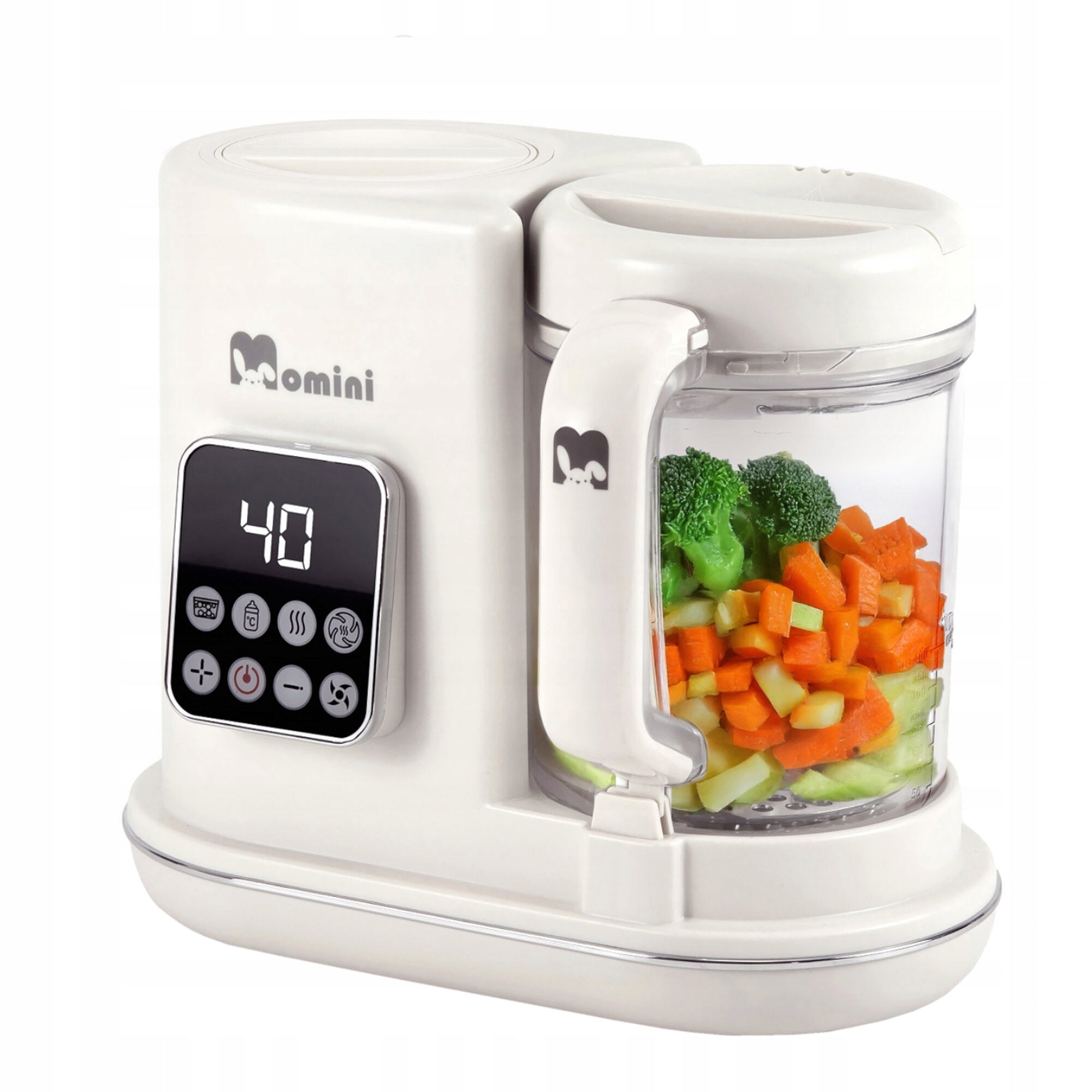 Food Processor Steamer Blender with Bottle Heating Momini MiniChef