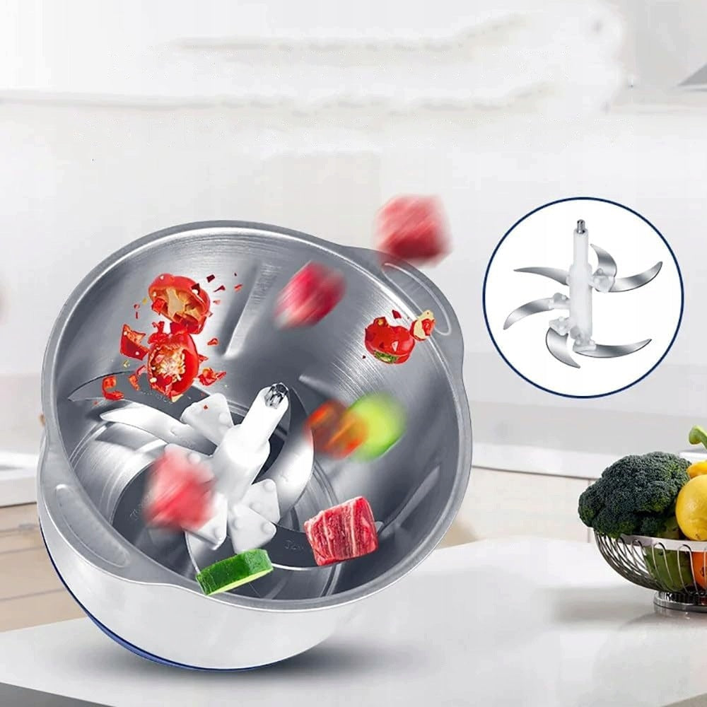 Food Shredder Slicer 5L Stainless Steel Bowl 500W Brand Bedee