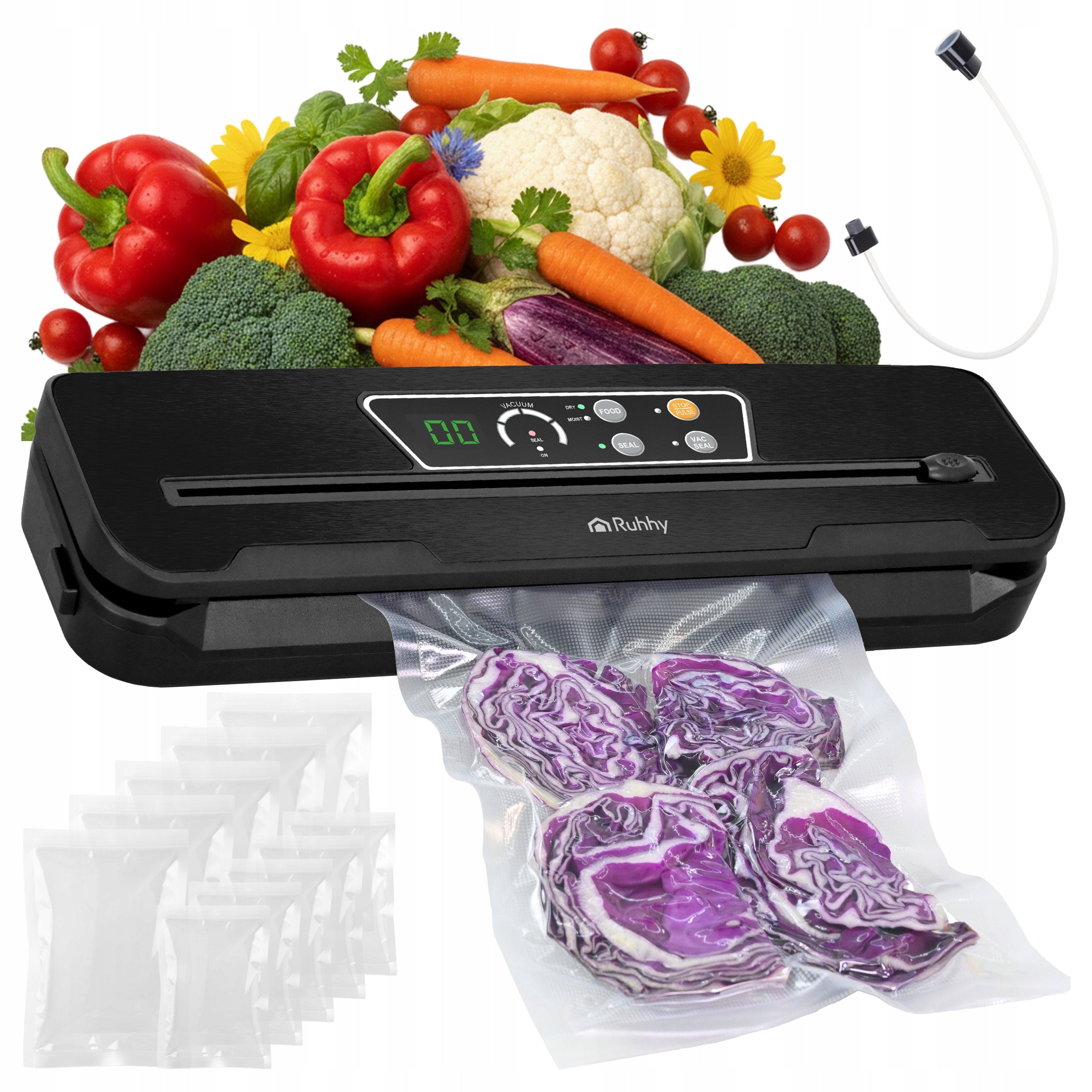 Food Vacuum Welding Machine Automatic Food Packing Machine + Bags