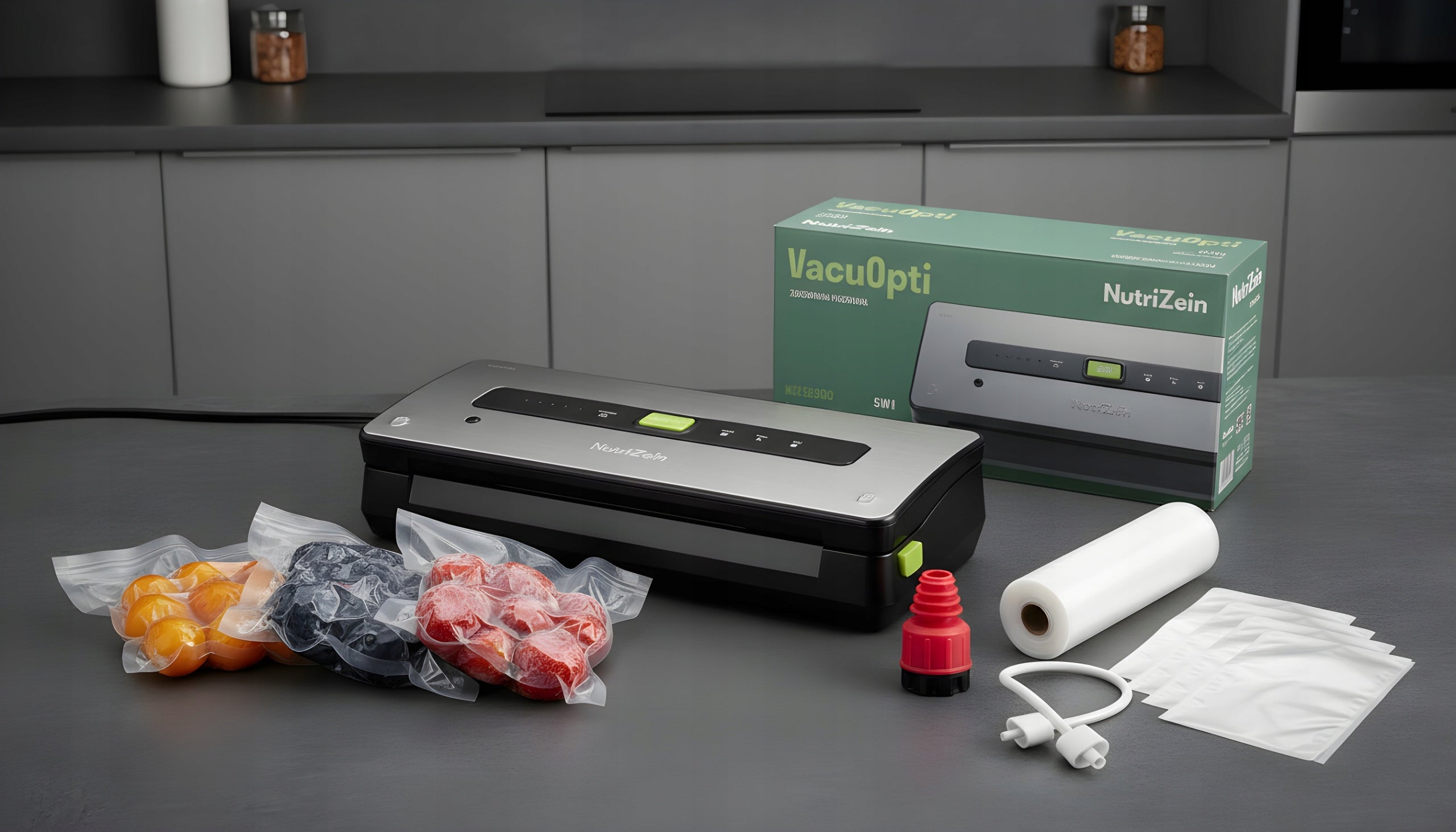 Food Vacuum Welding Machine Food Packaging Machine NutriZein STRONG Film Material metal synthetic material