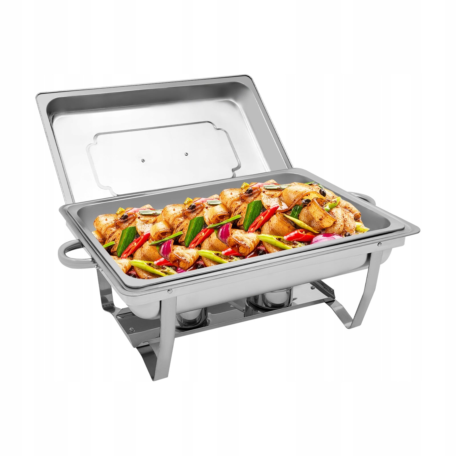 Food Warmer, 9L Stainless Steel Chafing Dish Set, For Buffet Server