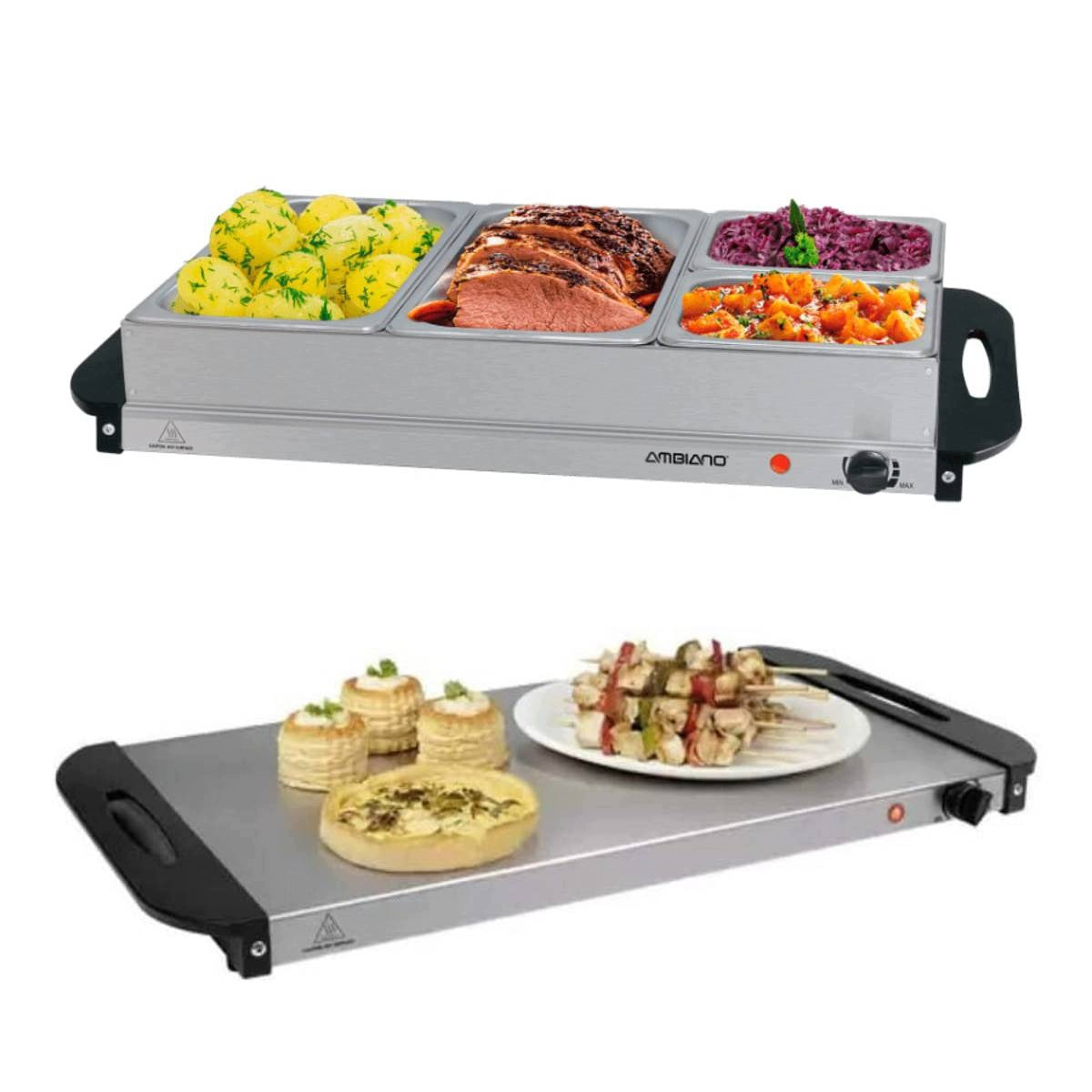 Food Warmer Bemar Electric 300W Buffet 4 Containers 6,8L Packaging status original