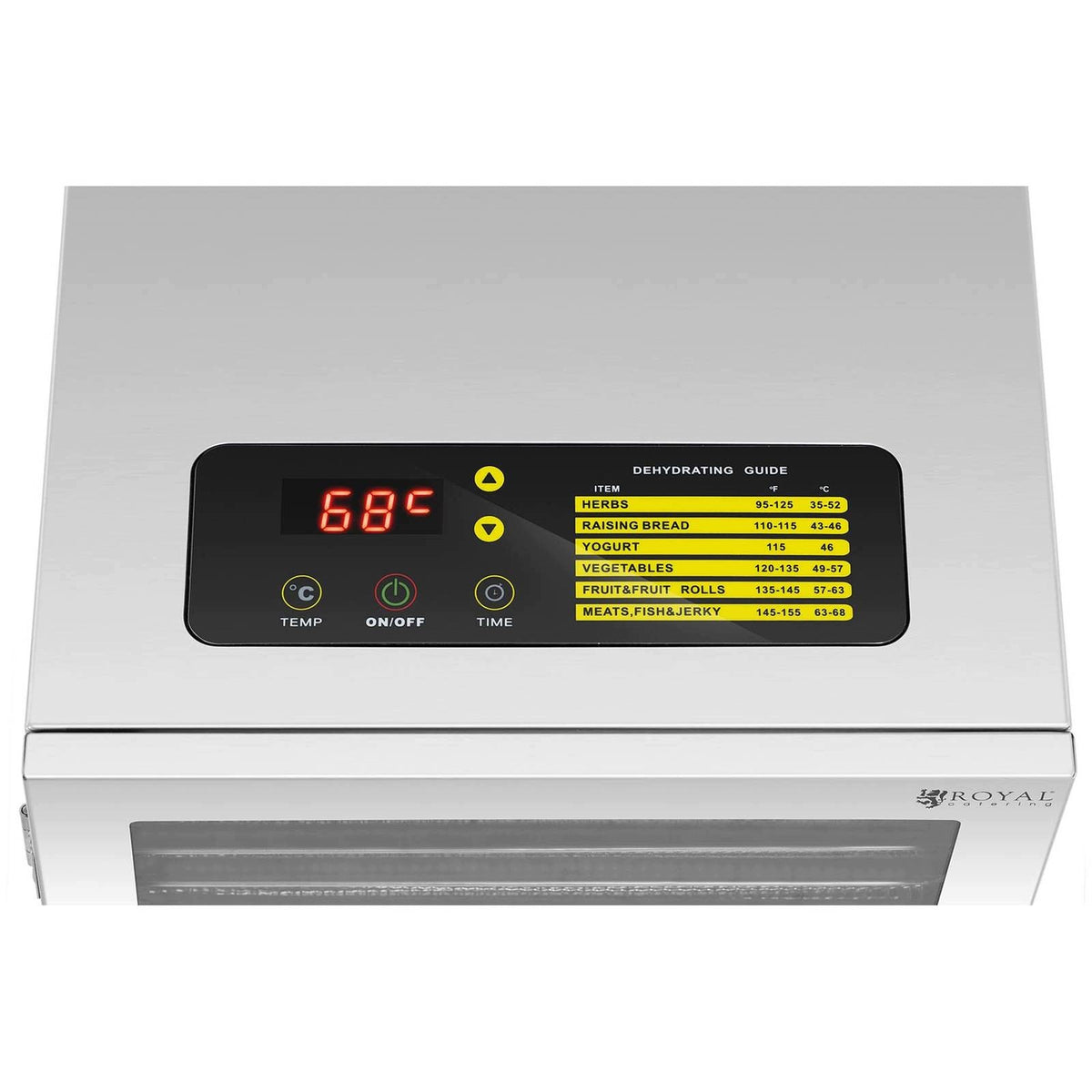 Food dryer - 800 W - 12 grates Manufacturer code RCDA-500/45S