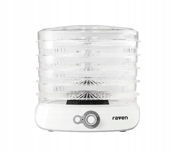 Food dryer for mushroom fruit RAVEN ESS004X 500W 5 sieves White Packaging status original