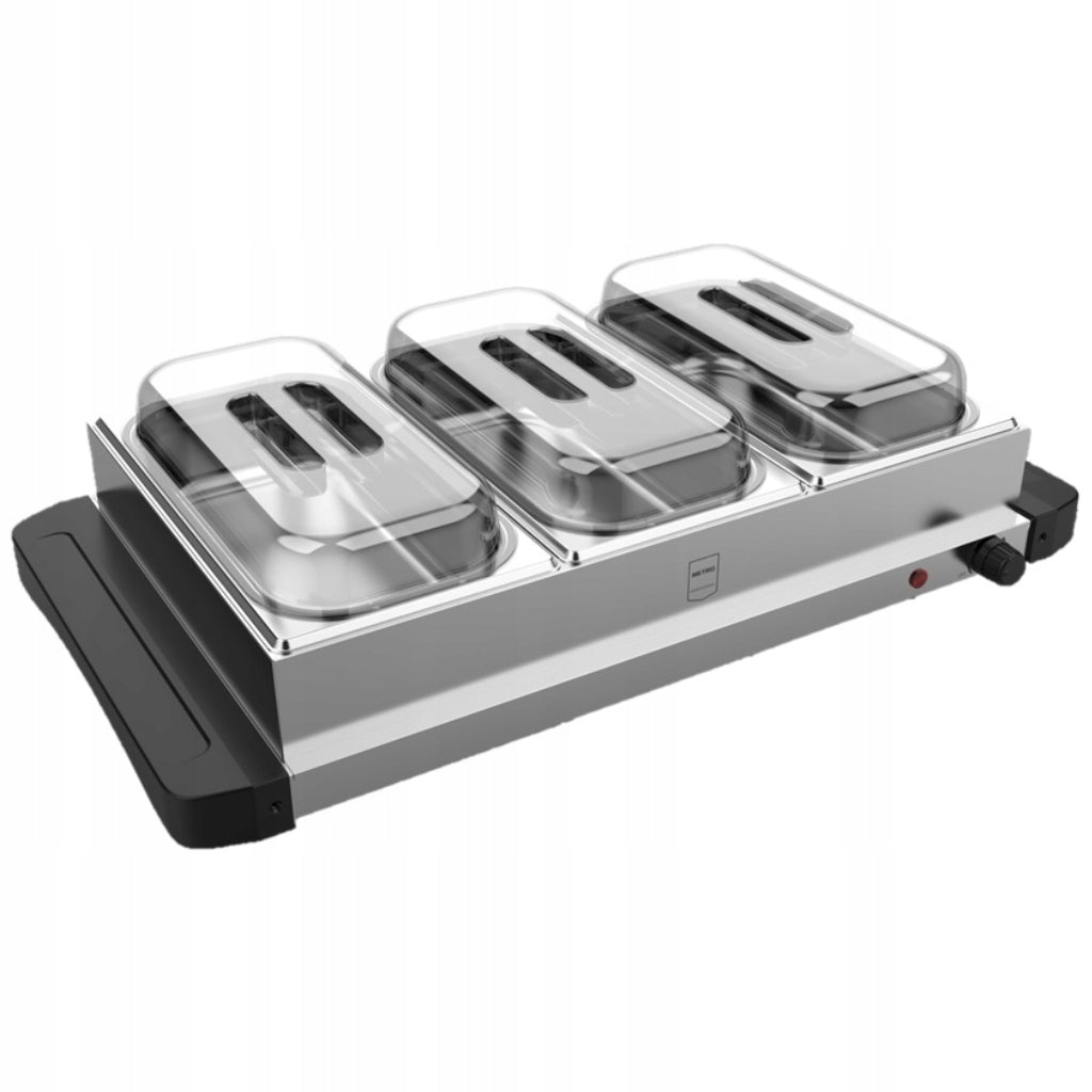 Food heater 3 containers + lids 40 to 85 °C METRO PROFESSIONAL