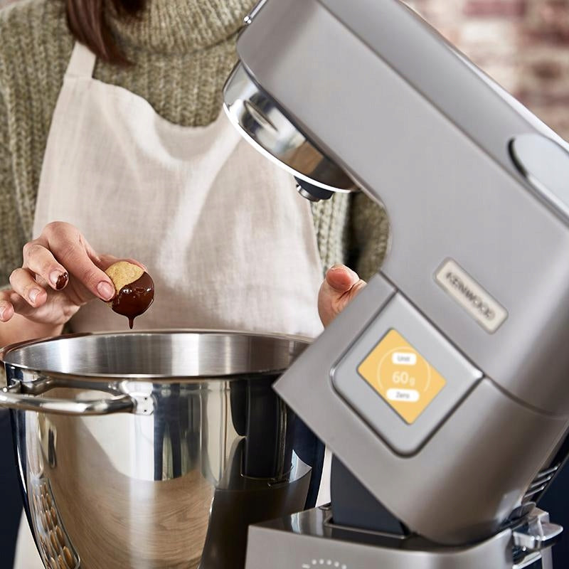 Food processor Kenwood KWL90.004SI 1400 W silver Functions stirring heating automatic programs whipping dough kneading