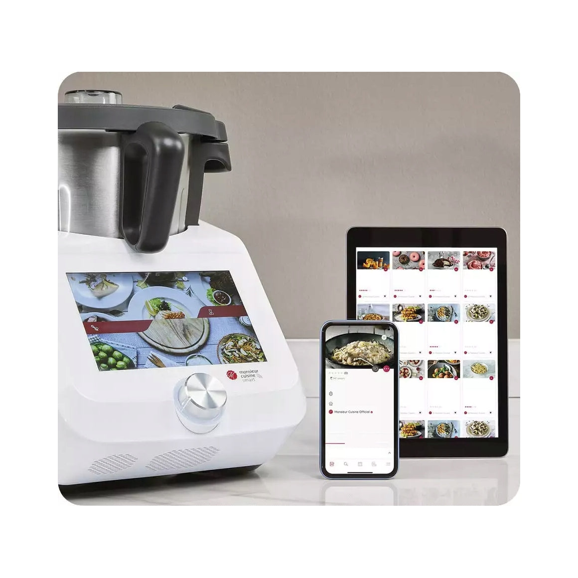 Food processor SilverCrest Monsieur Cuisine Smart 1200 W grey