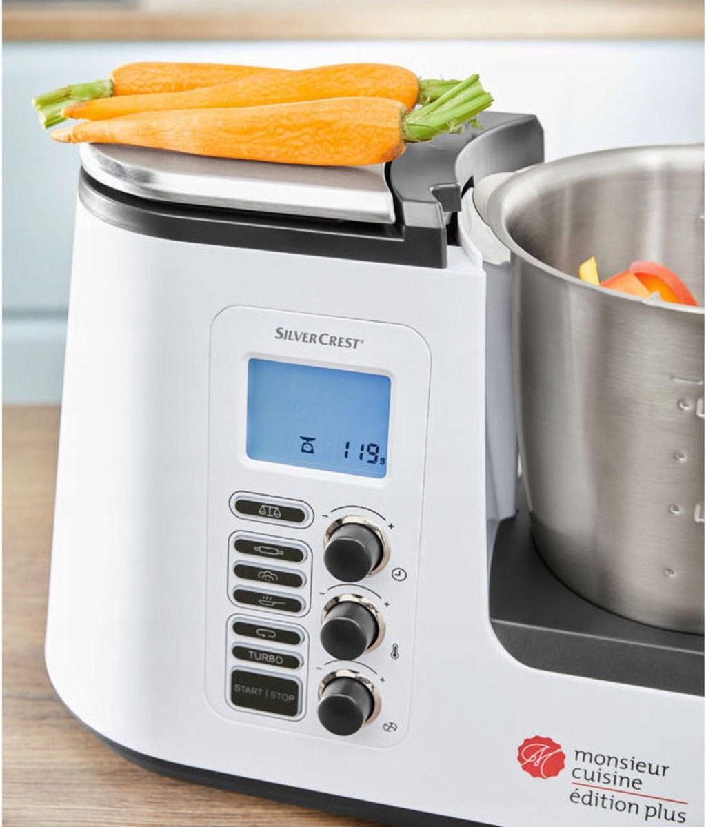 Food processor Silvercrest Monsieur Cuisine Plus 2,2 l Power rating 1000 W