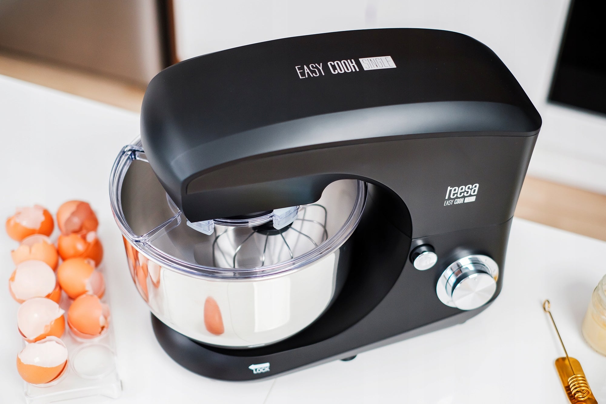 Food processor Teesa EASY COOK SINGLE 1400W Functions stirring mixing whipping milling dough kneading