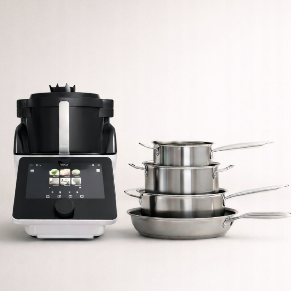 Food processor cooking multifunctional thermorobot RoboJet AllCook +180°C Dominant color white