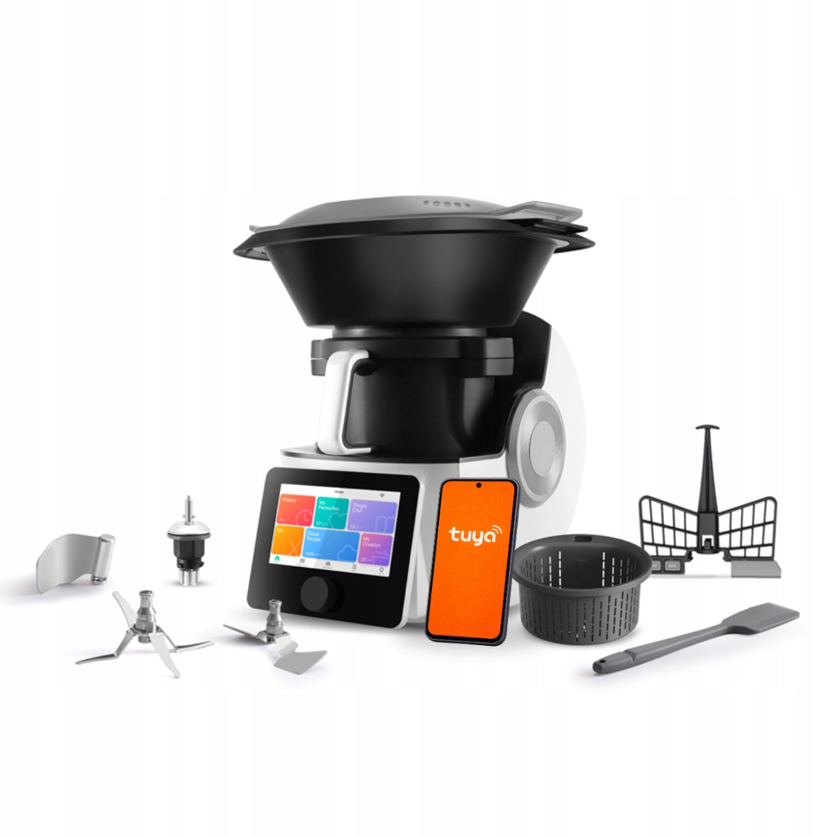 Food processor cooking multifunctional thermorobot RoboJet AllCook +180°C