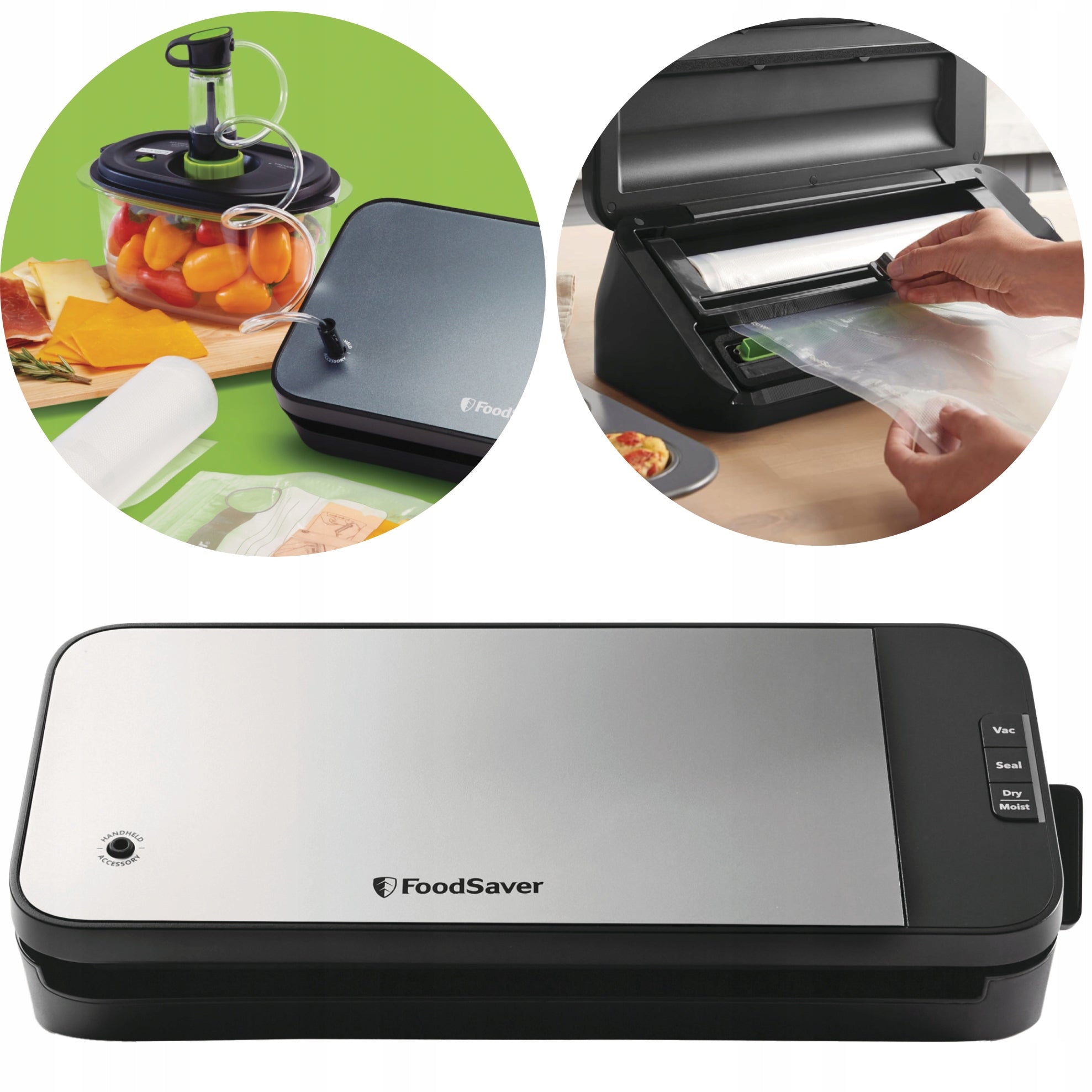 FoodSaver vacuum sealer for food. Foil sealer - set