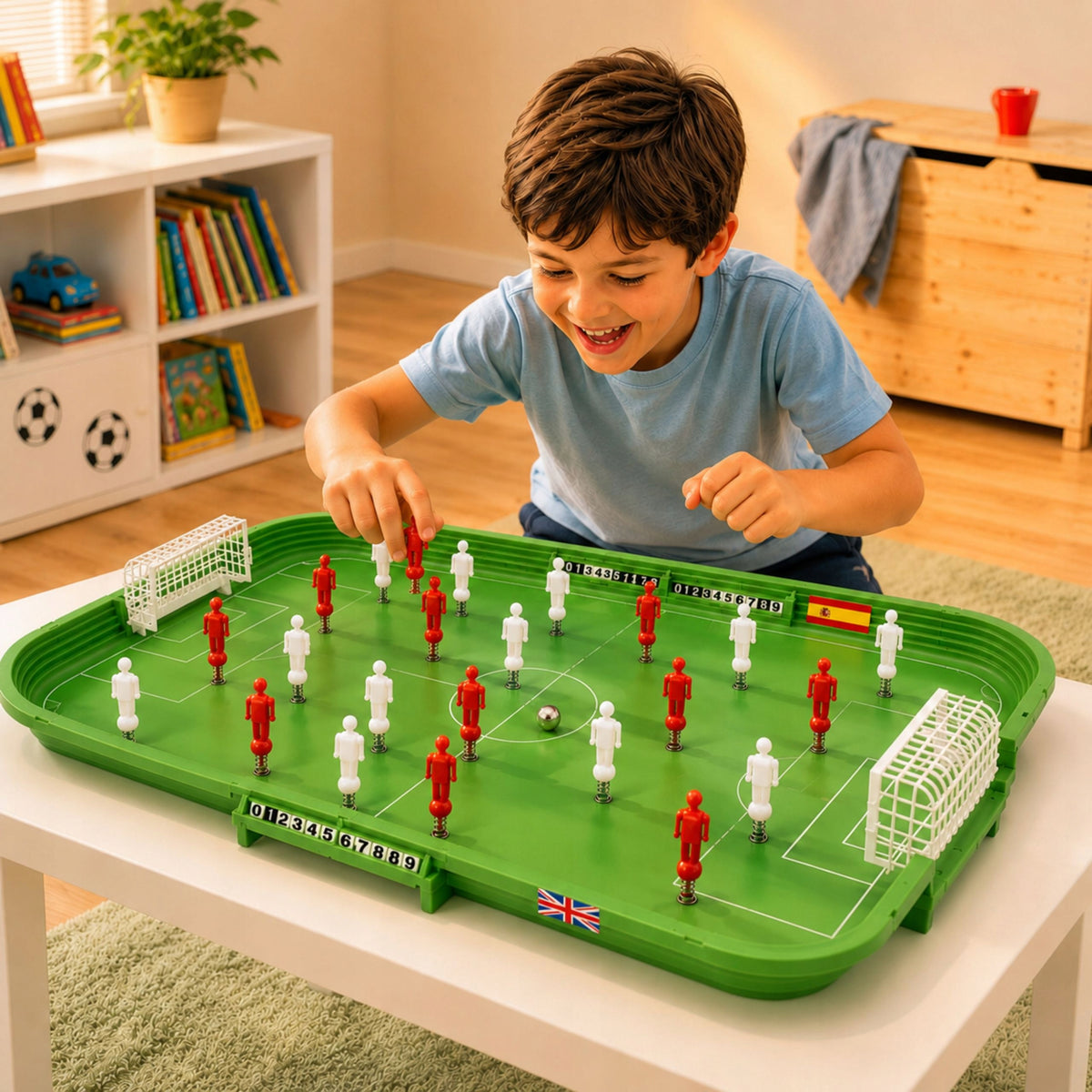 Foosball on Springs Spring Large Family Game in Table Football Manufacturer code PIŁKA NOŻNA GRA piłkarzyki na sprężynach