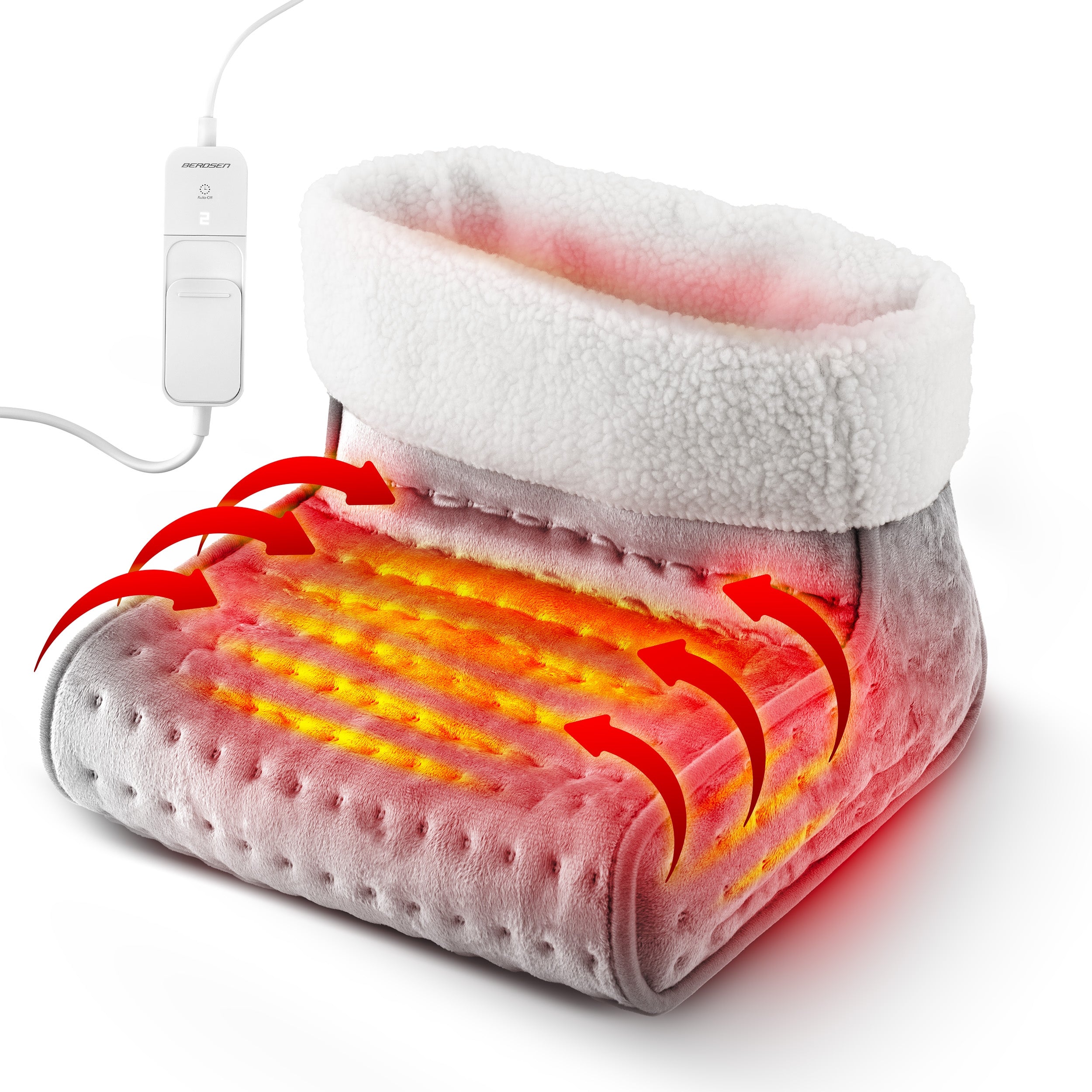 Foot Warmer Electric Warmer BUT Soft Plush Remote Control 3 Levels EAN (GTIN) 5903890622749