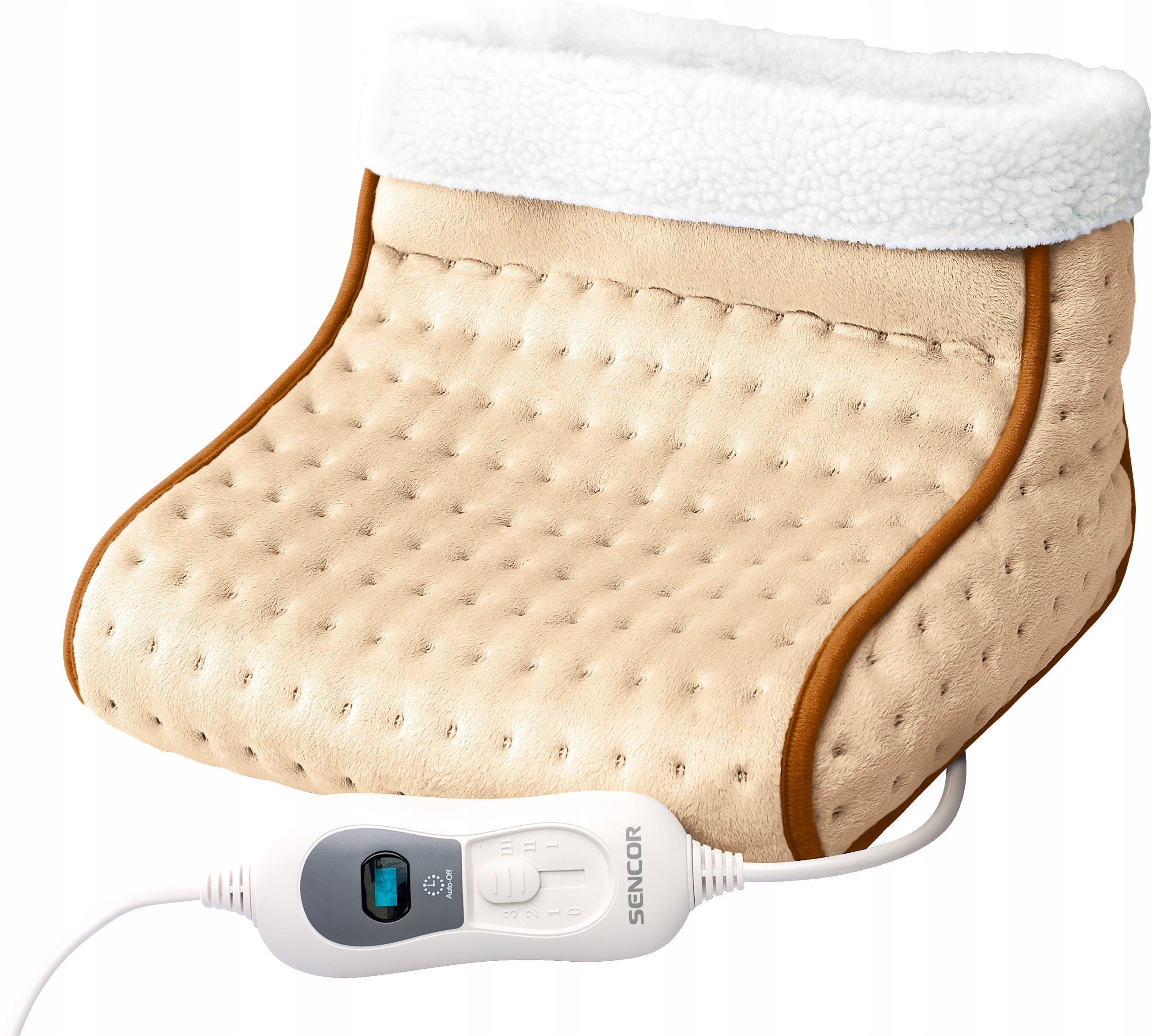 Foot warmer Sencor SUB0700 soft fleece delicate beige material
