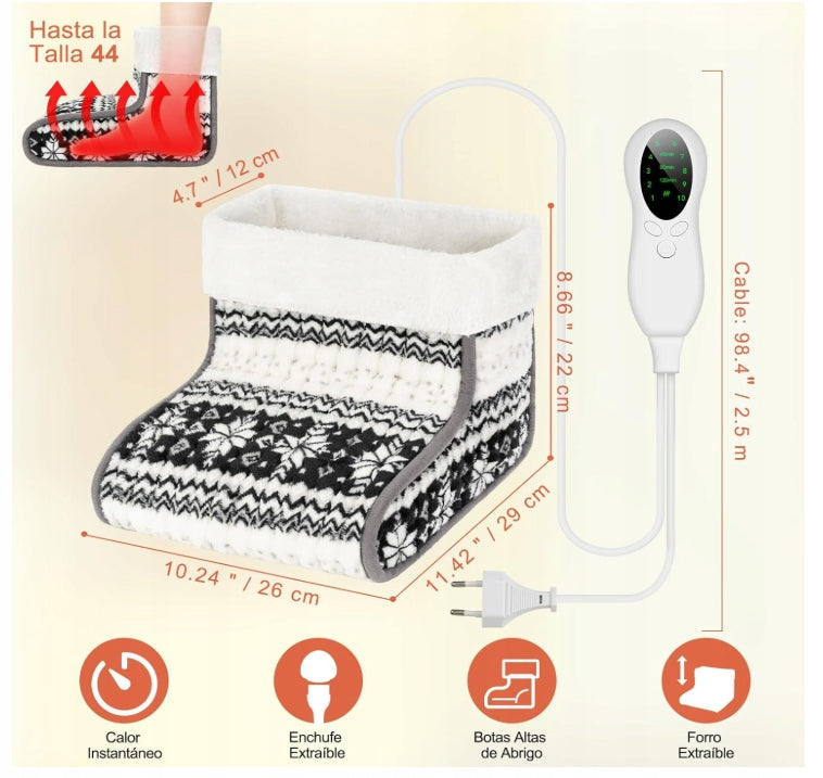 Foot warmer with remote control temperature control DEWEL Manufacturer code 21885
