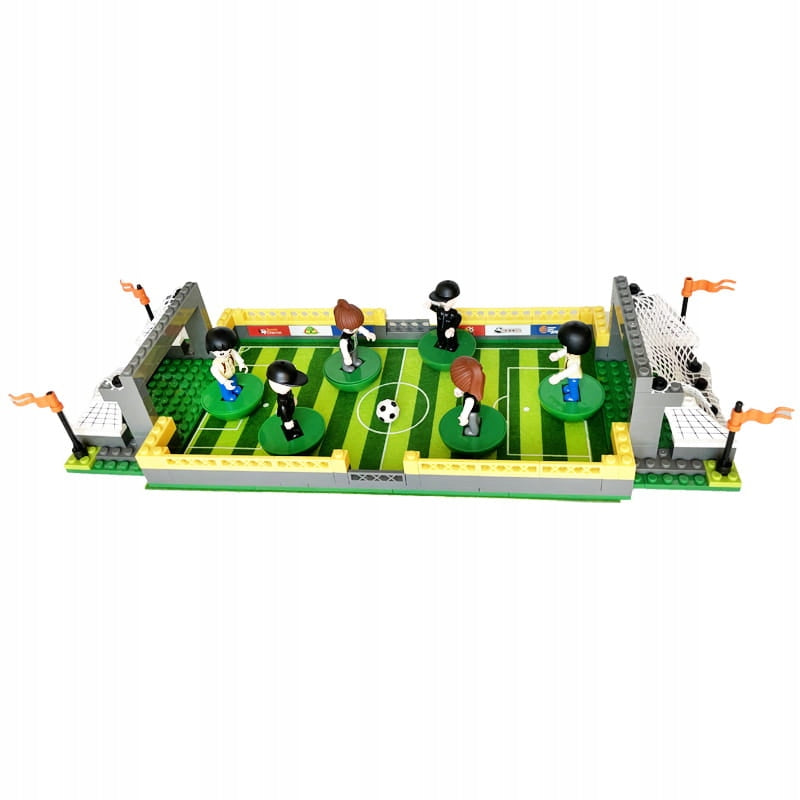 Football Stadium AUSINI Blocks 225 Elements For Children Table Football DIY+ Brand Habarri