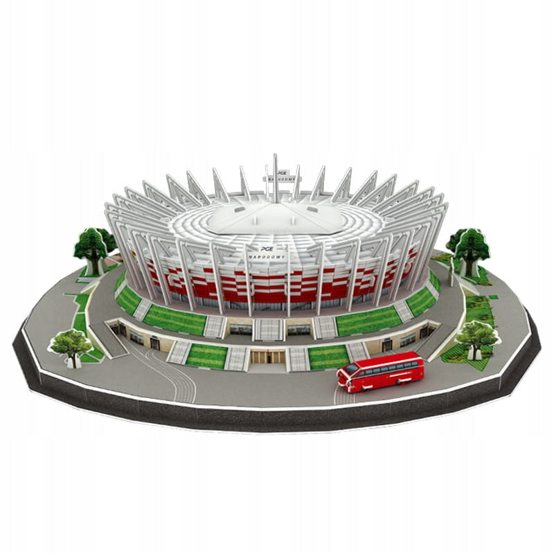 Football stadium - PGE NATIONAL - Puzzle 3D 143 elements - club model Manufacturer code PRC
