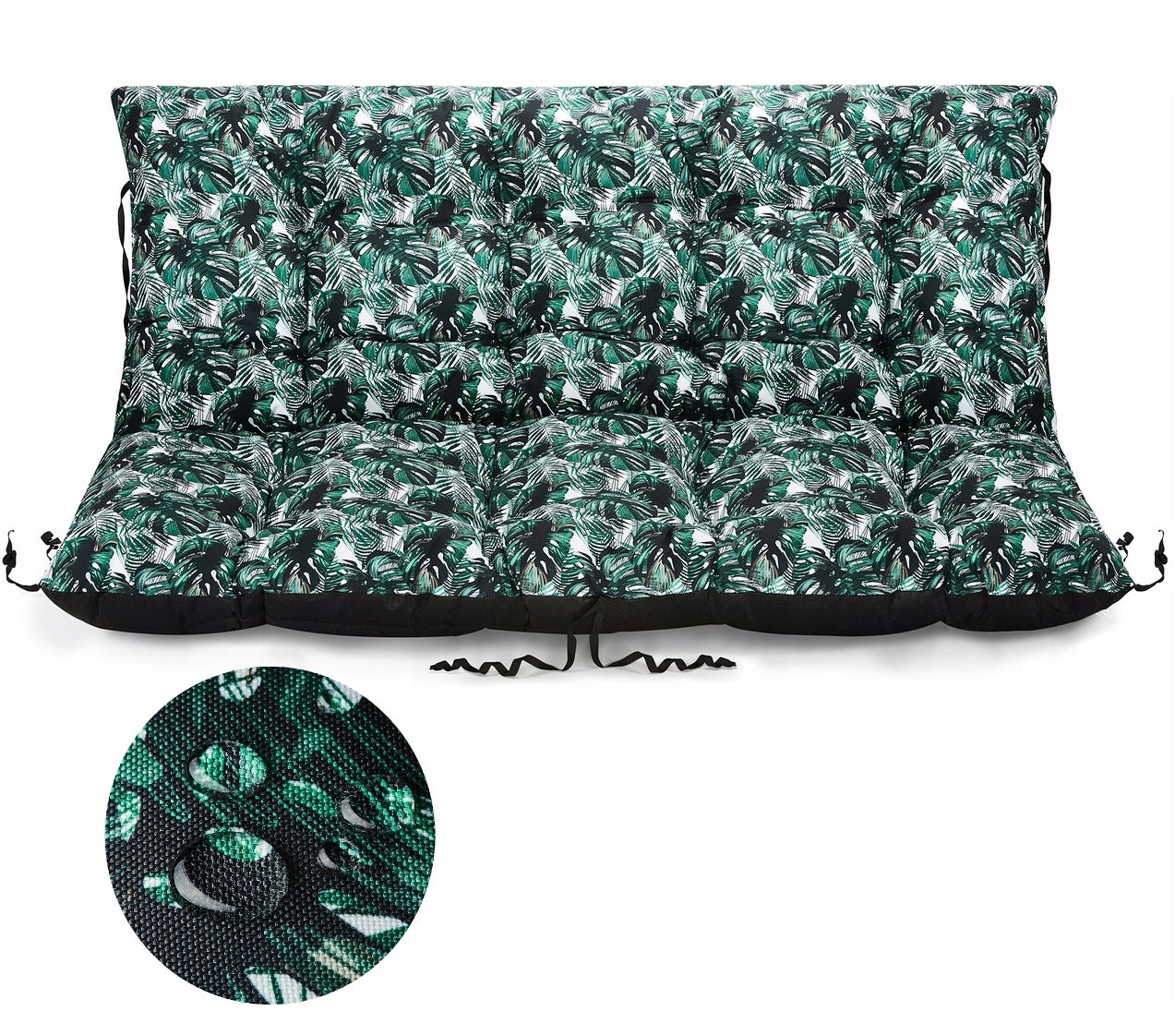 For garden swing cushion 120x60x50 cm bench