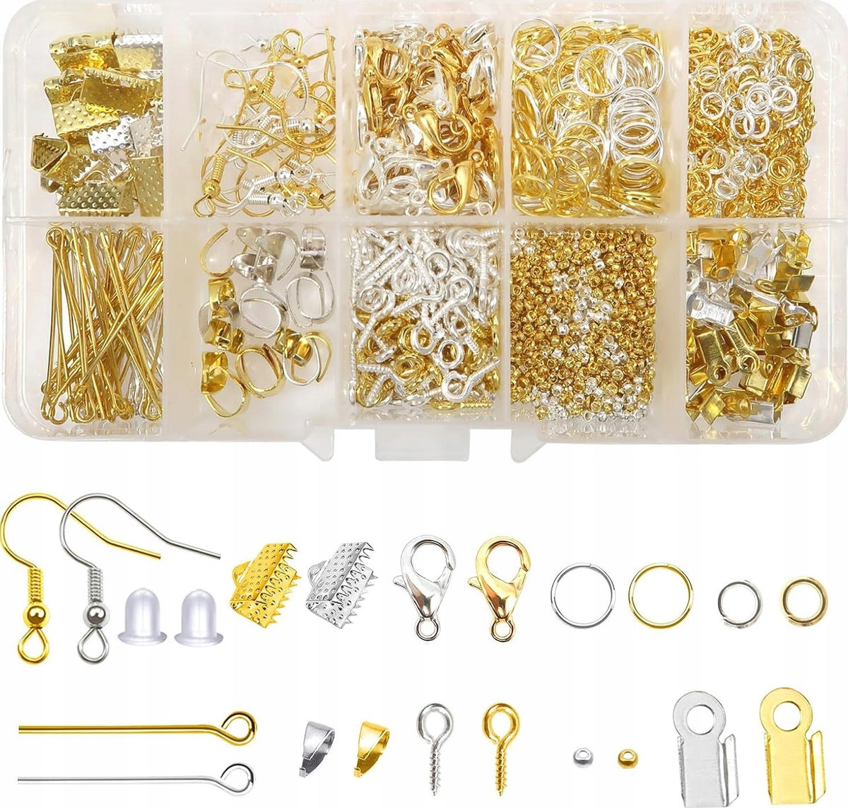 For jewelry set 1120 pieces diy necklace bracelet earrings