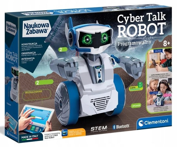 For programming and coding Clementoni Cyber Talk Robot Manufacturer code 50122