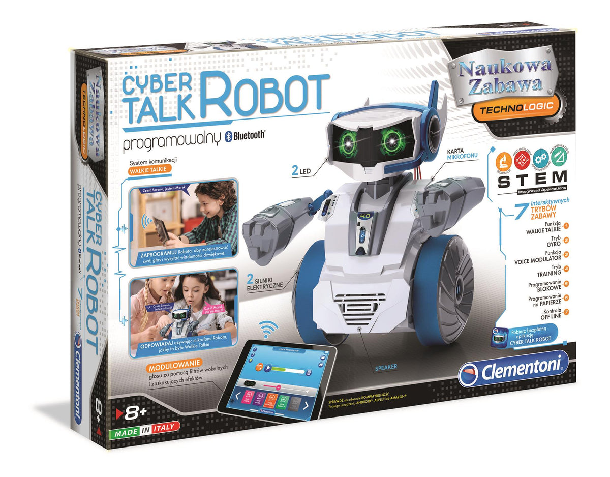 For programming and coding Clementoni Cyber Talk Robot