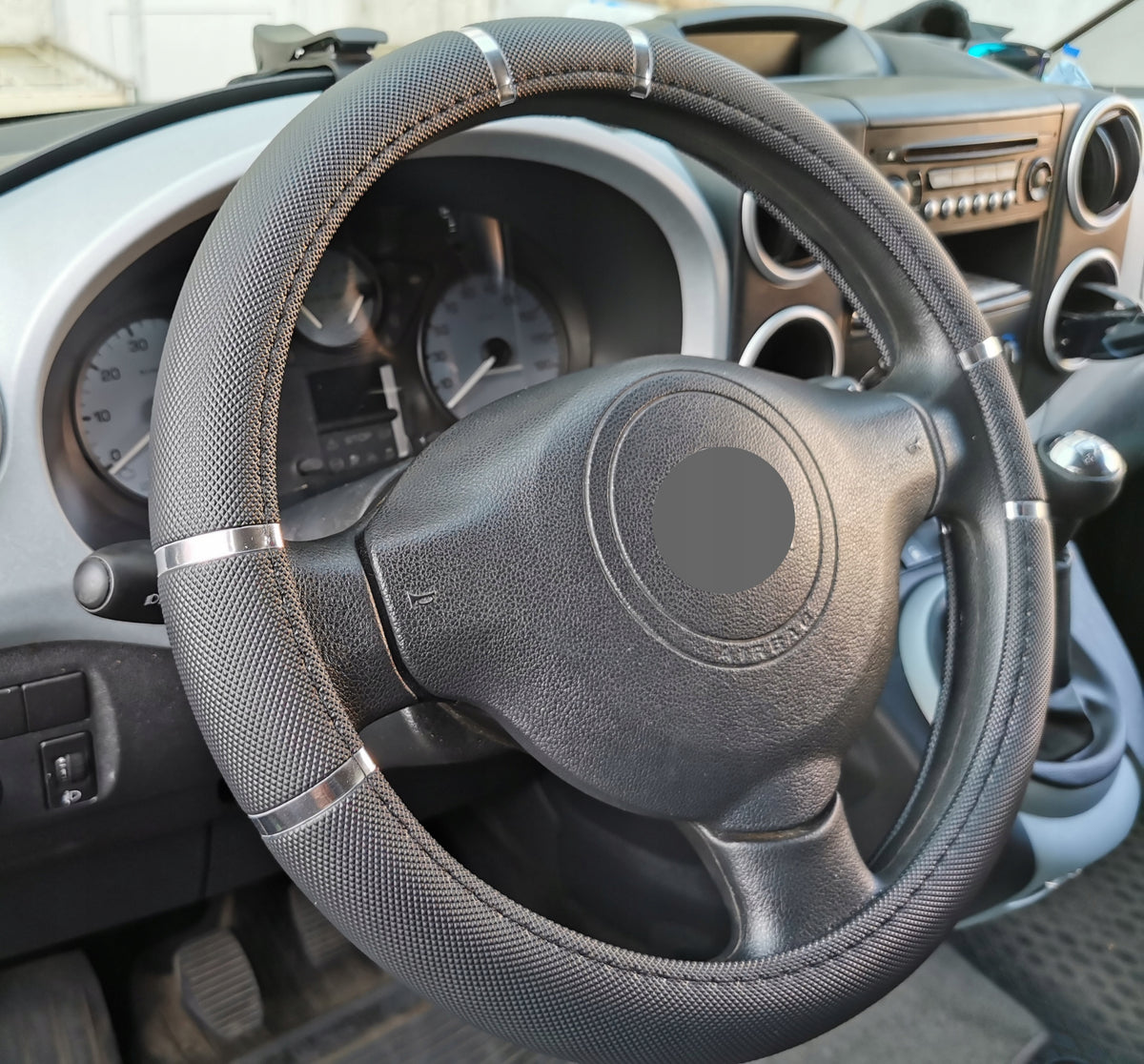 Ford Focus Mk1 Mk2 Mk3 Mk4 Mondeo Kuga Fiesta steering wheel cover chrome Manufacturer no brand