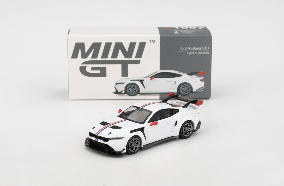 Ford Mustang GTD - Mini GT 1097 Spirit of America 2025 White