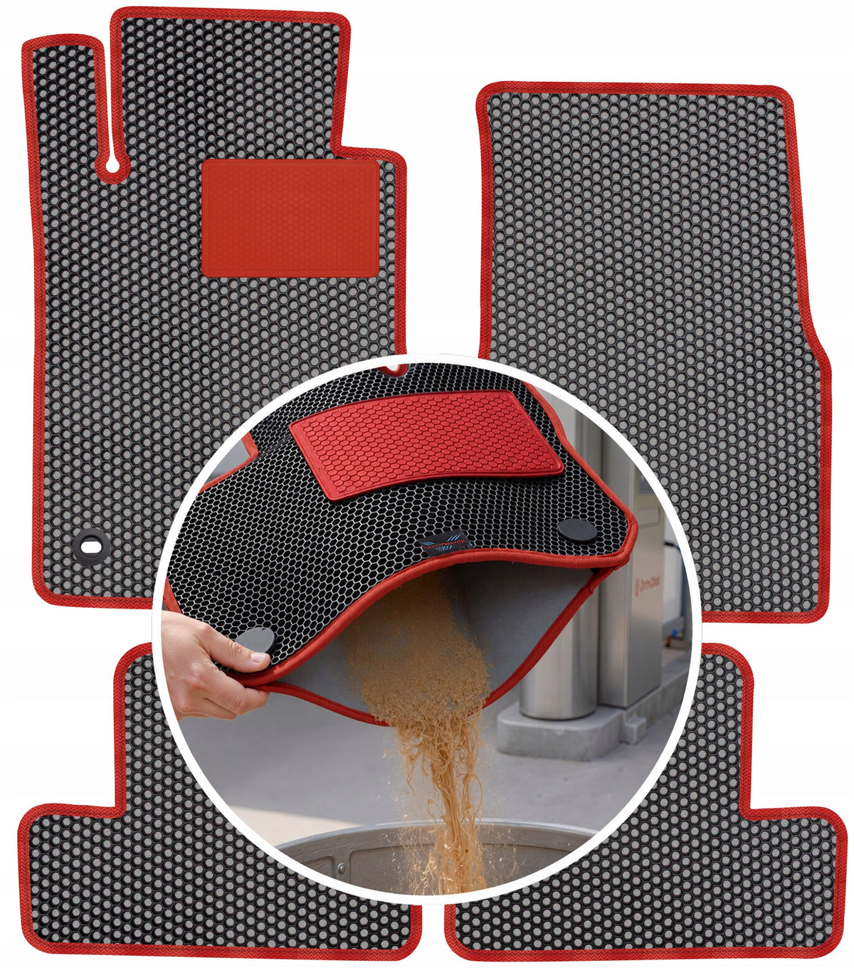 Ford Mustang V 2004-2014 EVA SMART POCKET Rugs Packaging status original