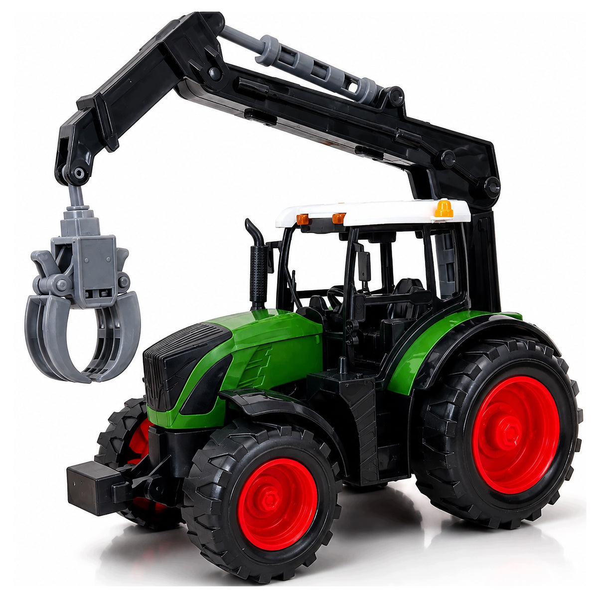 Forest Tractor with Crane Movable Crane Wood Gripper Toy Vehicle