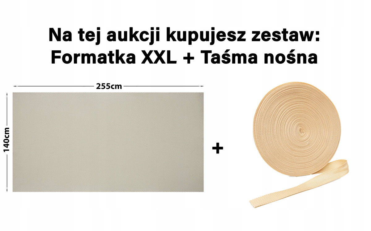 Form for cutting EVA sheet 1400x2550x10 + cream hem Packaging status original