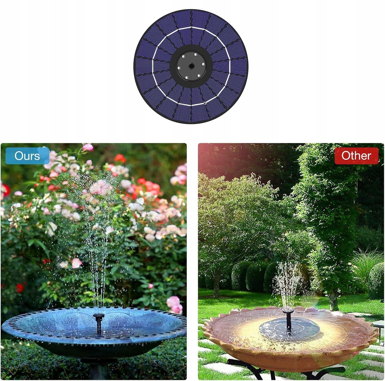 Fountain Pump, Floating Fountain Pump for Pond, Pool, Bath Product weight with unit packaging 0.42 kg