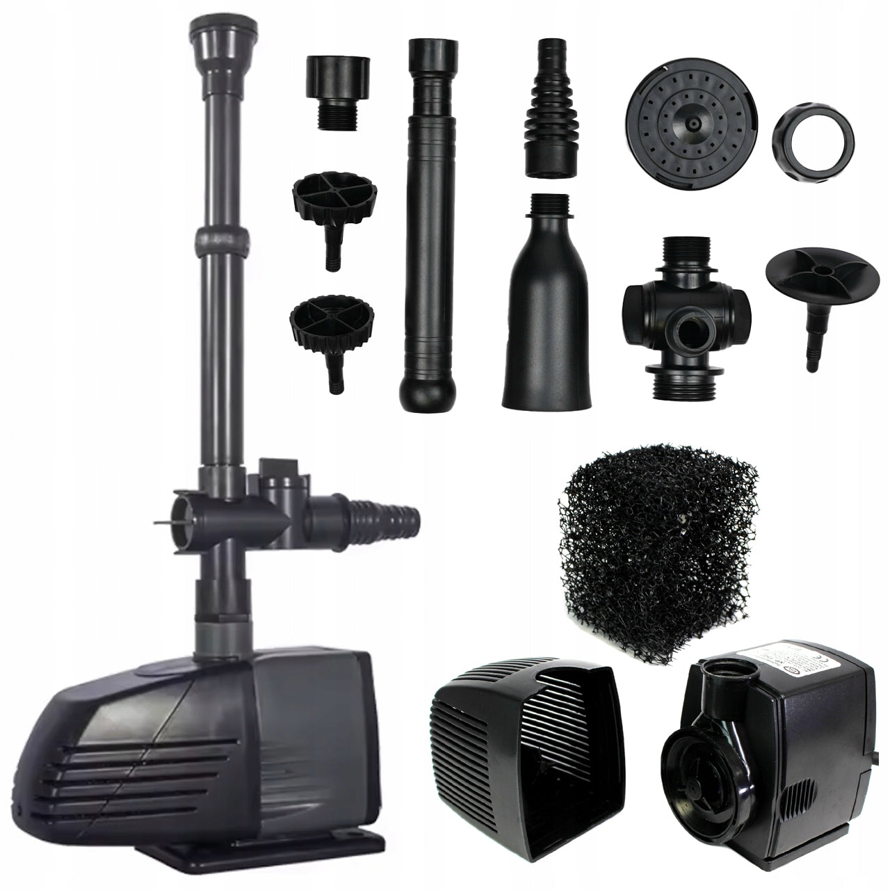 Fountain Pump for pond Water Pond Cascade 1500 l/h 25W 3 Nozzles Packaging status original