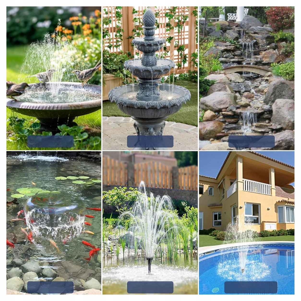 Fountain Solar Pump Aerator For Pond Water Hose Nozzles DIY Kit Manufacturer code Fontanna Pompa Solarna Napowietrzacz Do Oczka