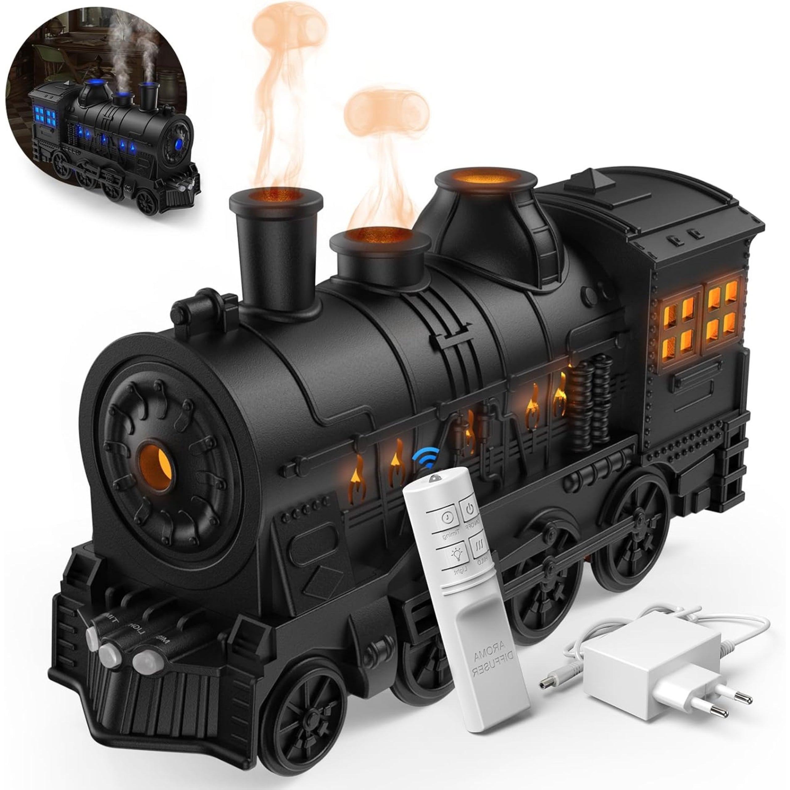 Fragrance Diffuser Air Humidifier for Children's Room Locomotive Train