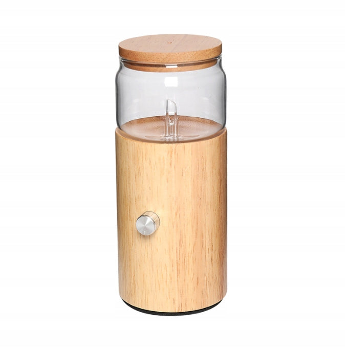 Fragrance diffuser for essential oils aromatherapy glass wood Prezen Packaging status original